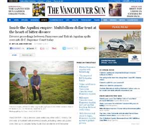 Aquilini family trust at the heart of bitter divorce